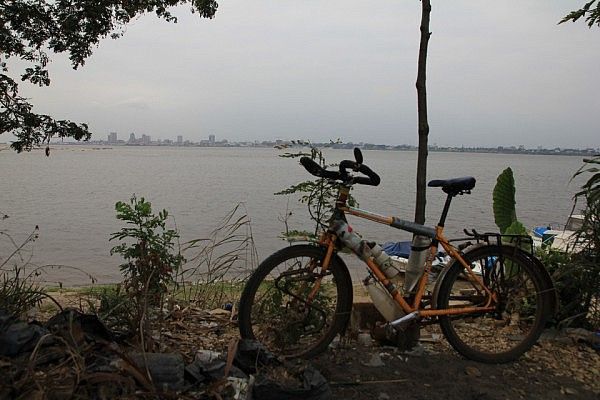 Kinshasa seen from Brazzaville