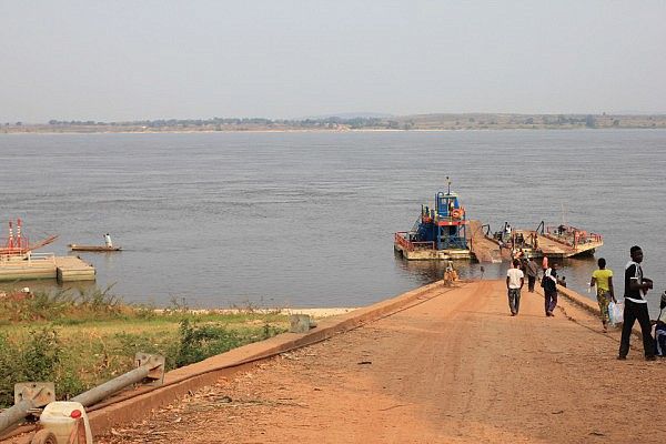 The Congo River - here 2.5 km wide