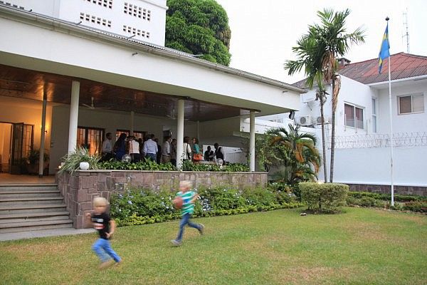 Nordic gathering at the Swedish residence in Kinshasa