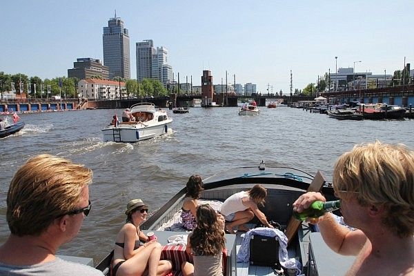 Boat ride on the Amstel river