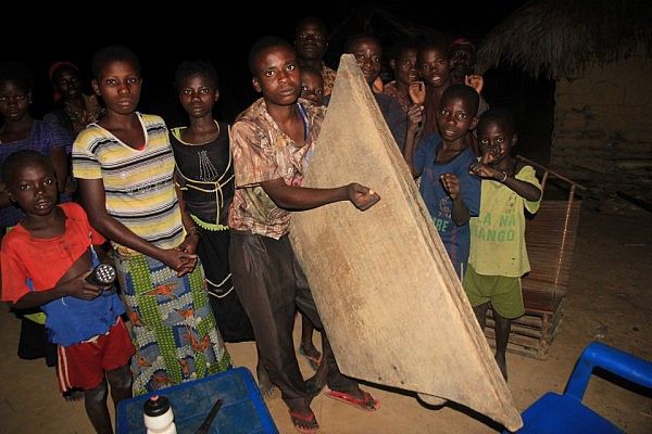 Local drum from Kasai Occidental