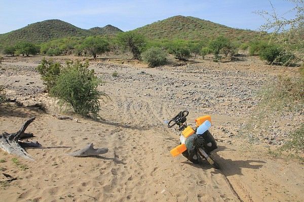 Sandy riverbeds