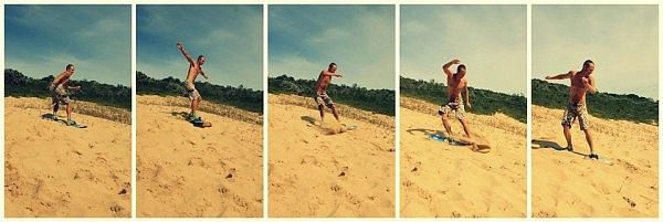 Sandboarding in Sedgefield