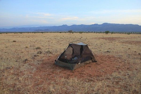 Camping on a fairy circle