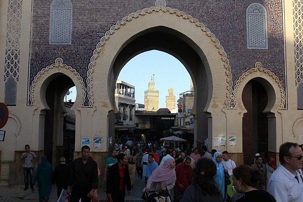 Bab Boujloud, an entrance to the medina of Fès