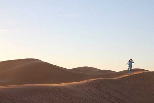 Sand dunes in M'hamid