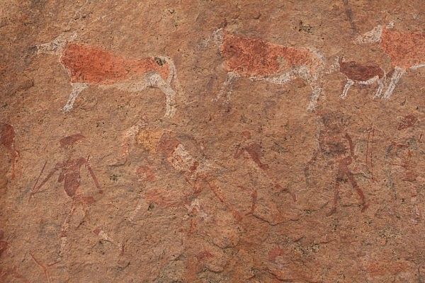 White Lady rock paintings