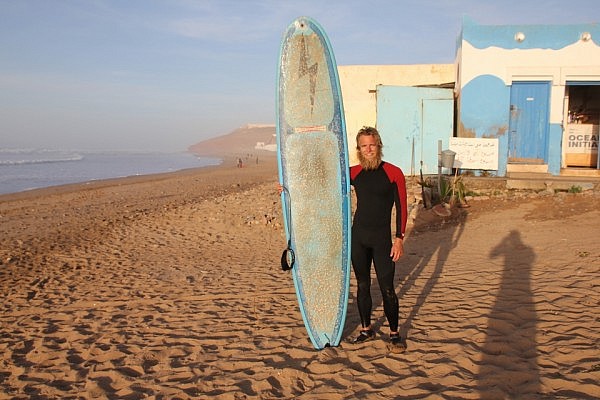 Surfing in Sidi Ifni