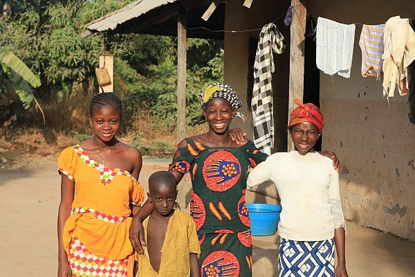 Family in Guinea-Bissau