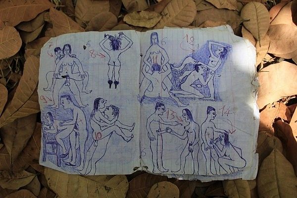 Erotic drawings from Guinea-Bissau