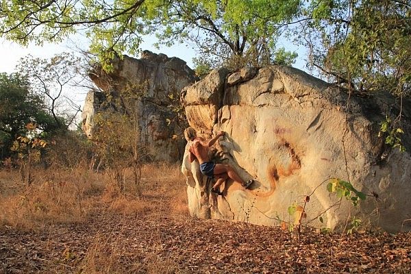 Bouldering in Canjadude, Guinea-Bissau