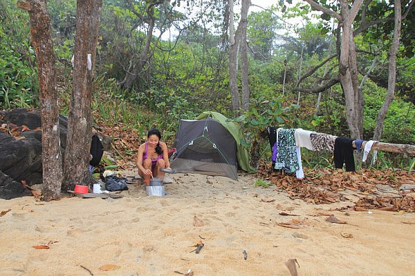 Beach camp