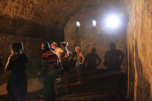 A slave room that hosted 200 people