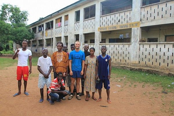 Liberian refugee camp