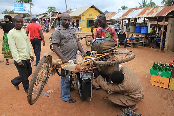 I've had enough of cycling through Nigeria